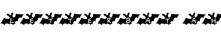 LetterBat AH font preview