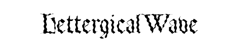 LettergicalWave font preview