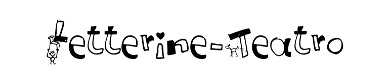 Letterine-Teatro font preview