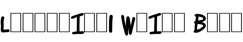 Lettering1 Weird Bold font preview