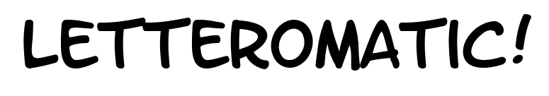 LetterOMatic! font preview