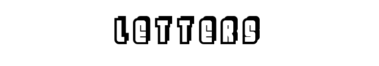 Letters font preview