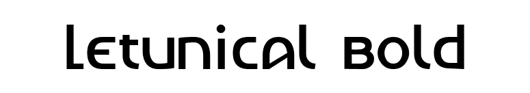 Letunical Bold font preview