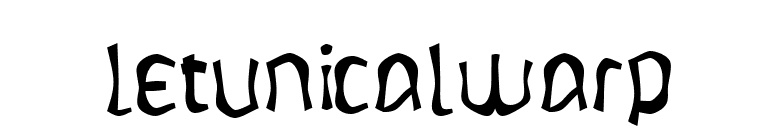 LetunicalWarp font preview