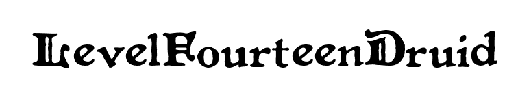 LevelFourteenDruid font preview