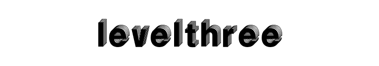 LevelThree font preview