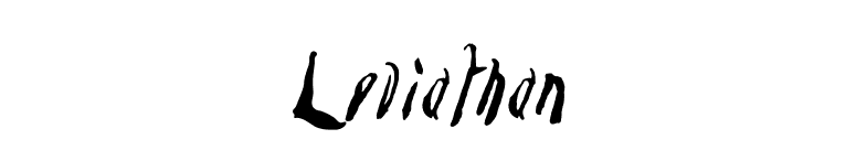 Leviathan font preview