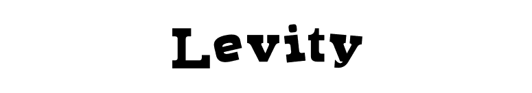 Levity font preview