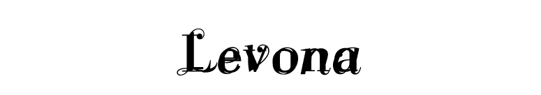 Levona font preview