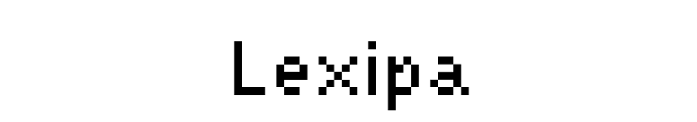 Lexipa font preview