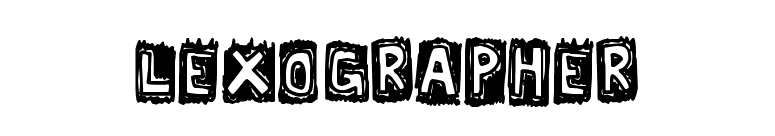 Lexographer font preview