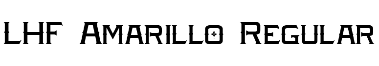 LHF Amarillo Regular font preview