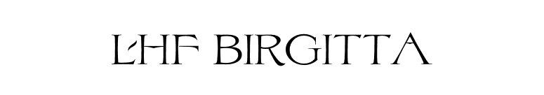 LHF Birgitta font preview