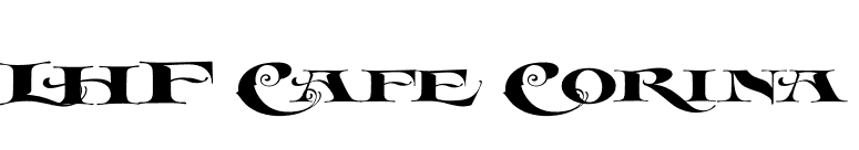 LHF Cafe Corina font preview
