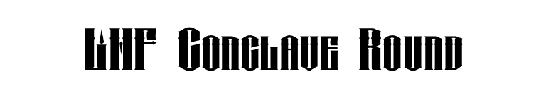 LHF Conclave Round font preview