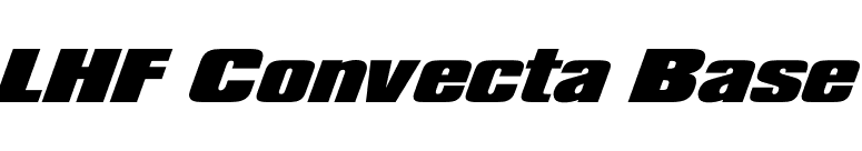 LHF Convecta Base font preview