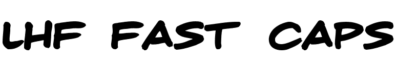 LHF Fast Caps font preview