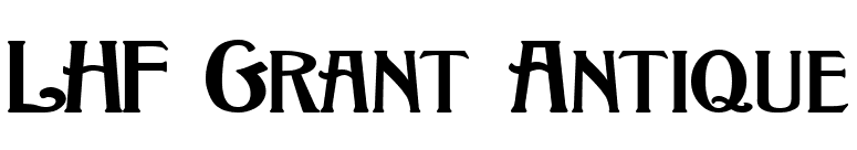 LHF Grant Antique font preview