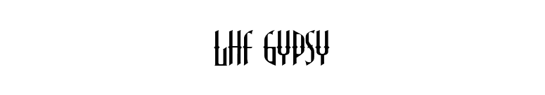 LHF Gypsy font preview
