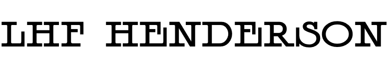 LHF Henderson font preview
