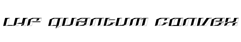 LHF Quantum CONVEX font preview