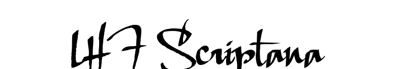 LHF Scriptana font preview