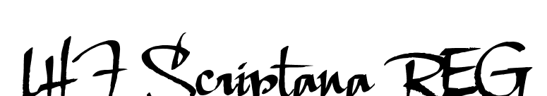 LHF Scriptana REG font preview