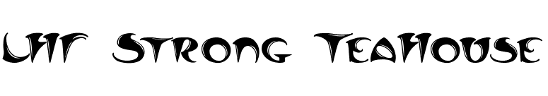LHF Strong TeaHouse font preview