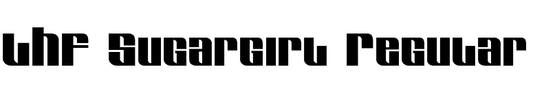 LHF Sugargirl Regular font preview