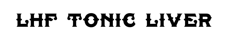 LHF Tonic Liver font preview