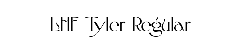 LHF Tyler Regular font preview