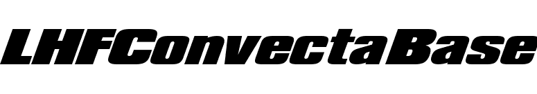 LHFConvectaBase font preview
