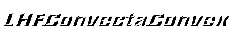 LHFConvectaConvex font preview