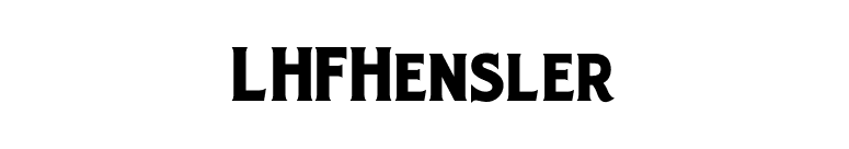 LHFHensler font preview