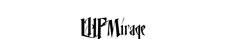 LHFMirage font preview