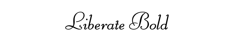Liberate Bold font preview