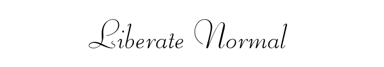 Liberate Normal font preview