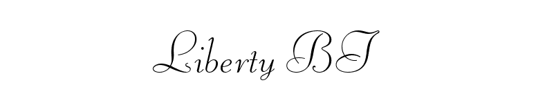 Liberty BT font preview