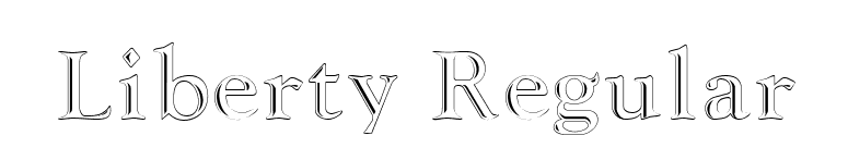 Liberty Regular font preview