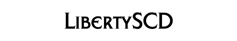 LibertySCD font preview