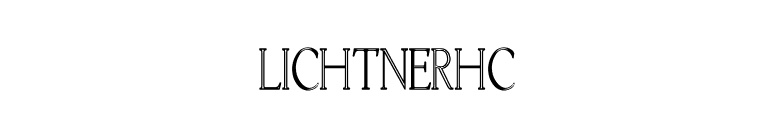 LichtnerHC font preview