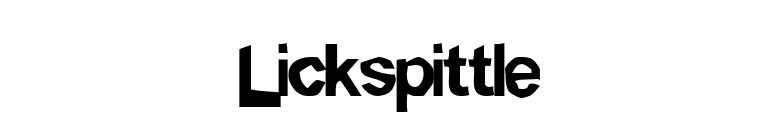 Lickspittle font preview