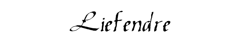 Liefendre font preview