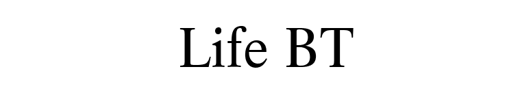 Life BT font preview