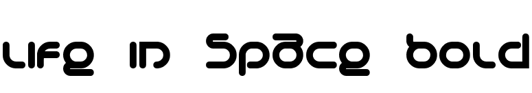 Life in Space Bold font preview