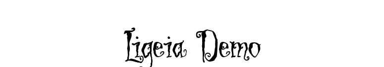 Ligeia Demo font preview