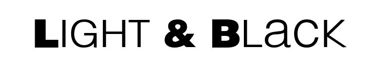 Light & Black font preview