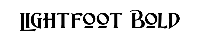 Lightfoot Bold font preview