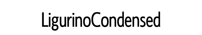 LigurinoCondensed font preview