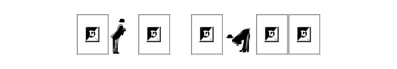 Lil Gent font preview